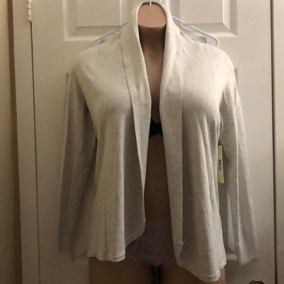 Cyrus Sweaters - NWT Cyrus Silver Heather Grey Open Cardigan - L